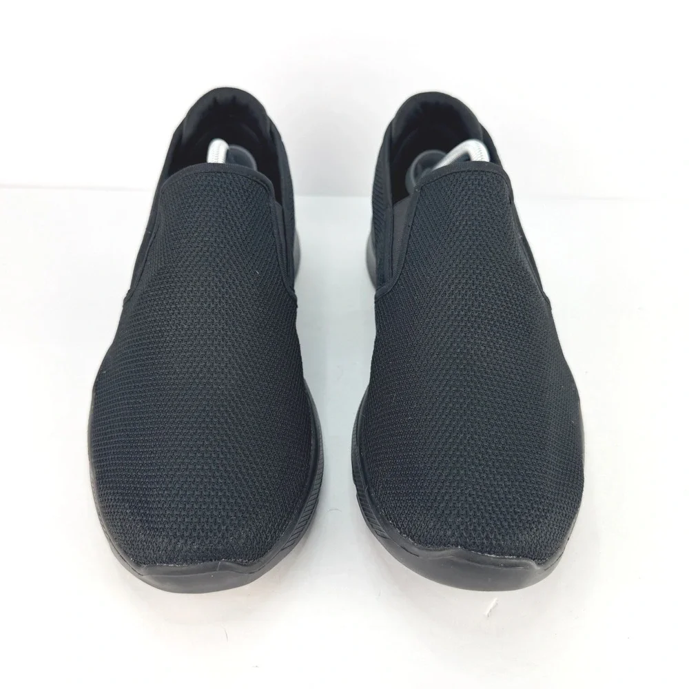 Skechers Mens 10.5 Equalizer 3.0 Sumnin Relaxed Fit Bluecore Black Slip On Shoes